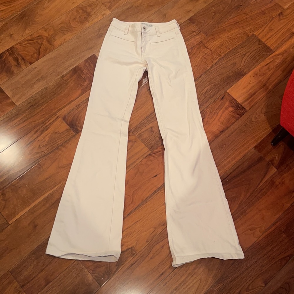 Cream Zara flared jeans